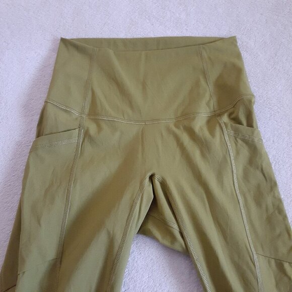 Everlane Women's XS Green Pear Perform Recycled Nylon Leggings - Picture 3 of 10